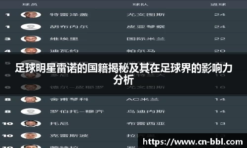 足球明星雷诺的国籍揭秘及其在足球界的影响力分析